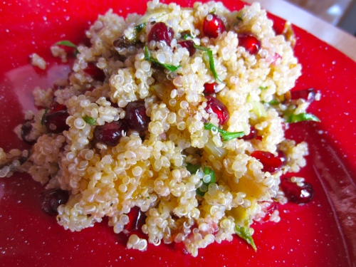 Seasoned to Taste - Quinoa Salad with Fennel and Pomegranate